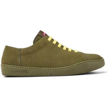 CAMPER Peu Touring - Casual Men's Shoes in Green Suede