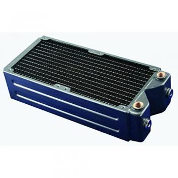 Radiador Coolgate G2 10 FPI - 240 mm para refrigeración líquida, color negro