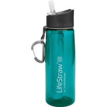 Cantimplora LifeStraw Go 650 ml con filtro de 2 etapas - color teal oscuro