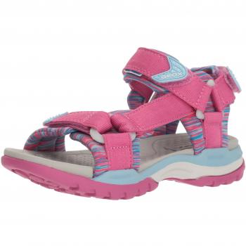 Geox J Borealis a, Sandalias con Punta Abierta para Niñas, Rosa