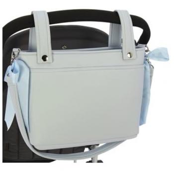 Bolso Organizador Pequeño para Silla de Paseo Rosy Fuentes - Talega con Asa Larga y Limpieza Sencilla - Color Celeste