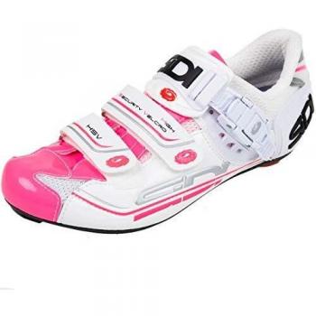 Sidi Genius 7 – zapatos de ciclista Mujer Blanco/Rosa, unisex, 37