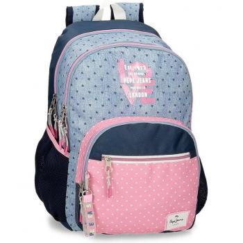 Mochila Pepe Jeans Noni denim doble compartimento