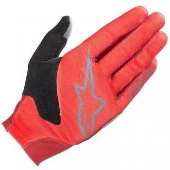 Alpinestars Guantes Aero V3, hombre, Red/Steel Gray