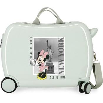 Disney - Maleta Infantil Minnie New York con 2 Ruedas Multidireccionales y Capacidad de 34L