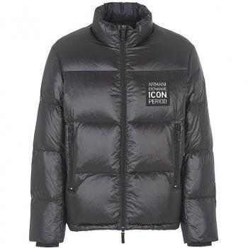 Armani Exchange Men's Icon Black Down Jacket