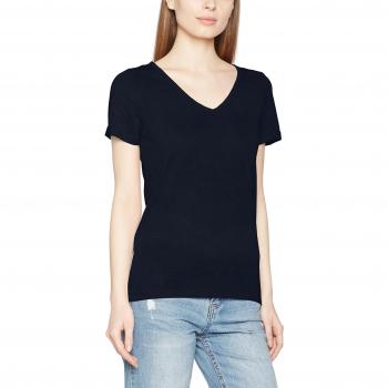 VILA CLOTHES Visumi V-Neck T-Shirt-Noos, Camiseta sin Mangas para Mujer, Azul