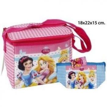Bolsa Nevera Colores Surtidos, DISNEY, -PRINCESS-, 18x22x15cm.