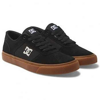 DC Shoes - Zapatillas casual de hombre Teknic, color negro y blanco, de cuero, talla 44.5