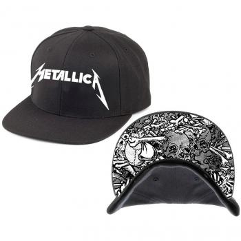 Metallica Damage Inc. Unisex Gorra Gris/Negro One Size, 100% poliacrílico,