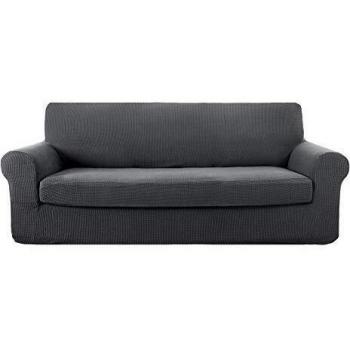 Deconovo Funda para Sofá Prodector del Mueble 4 Plazas 237 x 83 x 89 cm Gris
