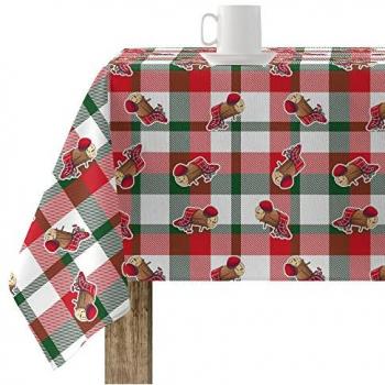 Mantel resinado antimanchas Belum Cagatió 3 Multicolor 150 x 150 cm