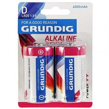Pilas Recargables Grundig LR20 6000 mAh (2 unidades)
