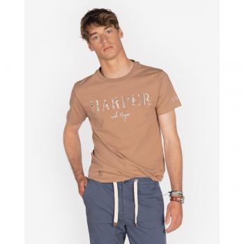 Camiseta Harper&Neyer Holly marrón manga corta de hombre