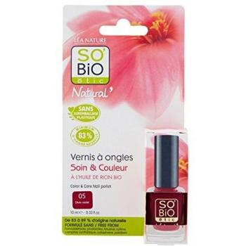 SO'BiO étic Couleur & Soin Vernis à Ongles 05 Divin Violet 10 ml