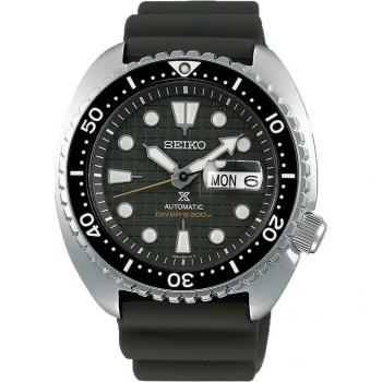 Seiko Prospex SRPE05K1 - Reloj de hombre automático con correa de silicona verde