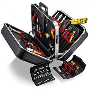 KNIPEX 00 21 42 Maleta de Herramientas Big Twin Electro 63 Piezas