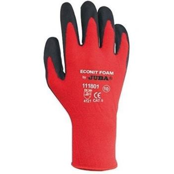 Juba eco-nit foam - Juego guantes nylon nitrilo talla 8 negro