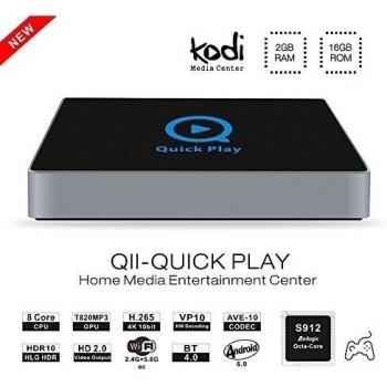 BOLV S912 TV caja androide 6.0 OS Amlogic S912 Octa núcleo inteligente de TV Box de 2 GB / 16 GB dual WiFi 2.4G / 5.8G Bluetooth 4.0 Soporte KODI HDR10 y GAN HDR H.265 VP9 hasta 4Kx2K WII Media Player