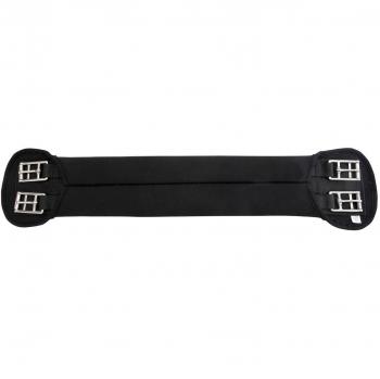 Horka Dressage – Cincha para equitación neopreno, negro/plata, 40cm / 16in
