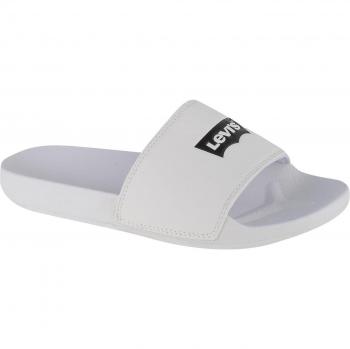 Levi's Chanclas Mujer Piel Sintética June Batwing S 229170-740-51, Slides, color blanco