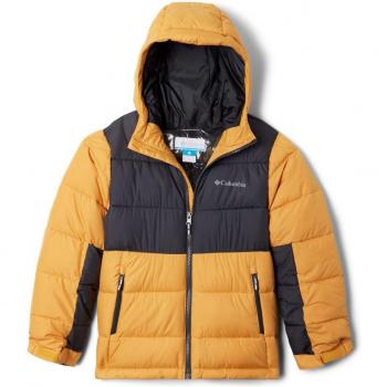 Columbia - Plumífero de niños Pike Lake™ II Hooded Amarillo