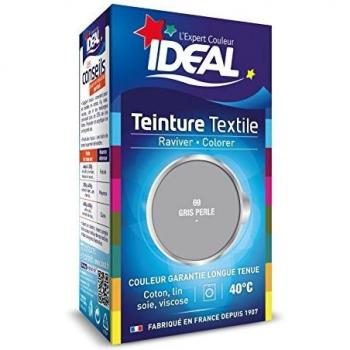 Tinte Líquida Ideal Gran Lavado 40 ml - Gris Perla con Fijador para Textiles