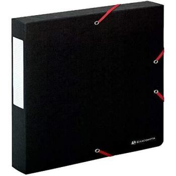 Exacompta 50811E - Archivador de documentos, negro