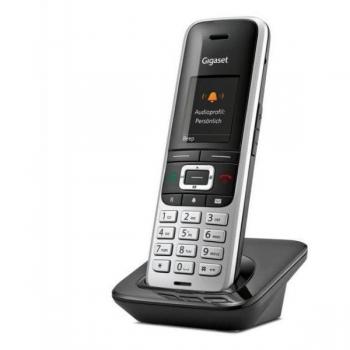 Gigaset Premium 100 HX Teléfono Inalámbrico Identificador de Llamadas Negro, Acero Inoxidable S30852-H2669-R111