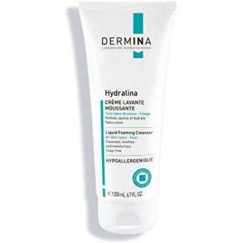 Crema Lavadora Espumosa Hidratante Dermina 200 ml