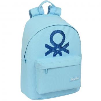 Mochila para Portátil 14.1 Benetton Sequins Azul 31x41x16cm