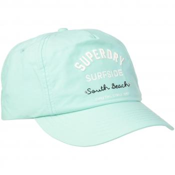 Superdry Oleta Cap, Gorra de Béisbol para Mujer, Verde
