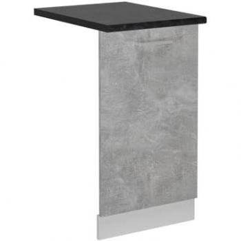 Tapa del Lavavajillas R-Line, Hormigón/Antracita, 45 cm