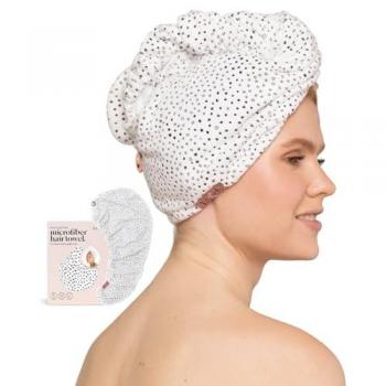 Micro Dot Quick Dry Microfiber Hair Towel