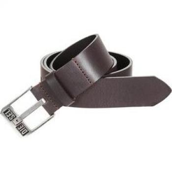 Diesel Bluestar II Leather Belt - Brown - Male - Size: S