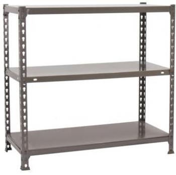Estantería Metálica SimonRack de Almacenaje, 900x1000x300 mm, 3 Baldas, Soporta 70 kg por balda, Acero Galvanizado, Gris