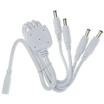 Cable de Conexión Jack 4x1 0.5m para Tiras de Luz LED