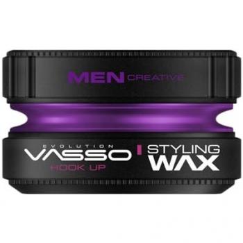 Cera de fijación fuerte Vasso Hook Up Pro-Aqua 150ml, cera de gel a base de agua, color morado