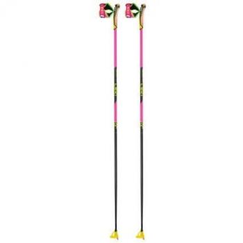 Bastones Leki PRC 750 Mujer Rosa Neón/Amarillo Neón/Negro