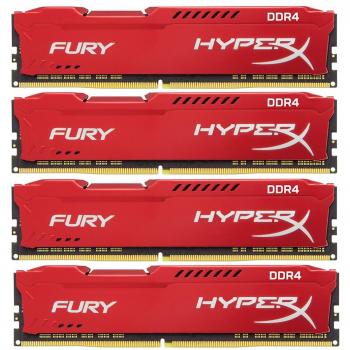 HyperX FURY Memory Red 64GB DDR4 2133MHz Kit 64GB DDR4 2133MHz módulo de - Memoria