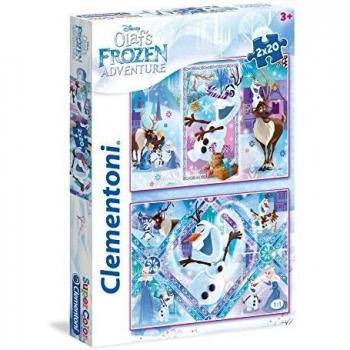 Rompecabezas Clementoni Frozen - 20 Piezas y Olaf's Frozen Adventure - 40 Piezas
