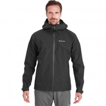 Montane Men's Spirit Lightweight Waterproof Jacket, Black, Size Medium