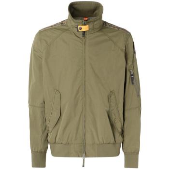Parajumpers Military Green Nylon Bomber Jacket for Men, Size XL