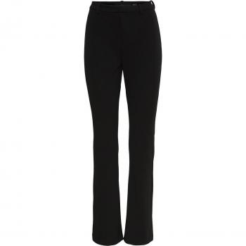 Vero Moda Women's VMAMIRA MR Flared Trousers - Black, L/30