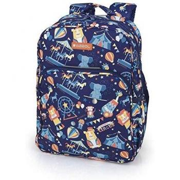 Gabol | Mochila Adaptable a Carro Circus Azul con Espalda termoformada