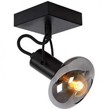 Foco de Techo Madee Negro/Humo, 1 Luz, Dimmable y Orientable