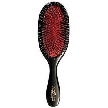 Cepillo de Cabello Mason Pearson BN3 Handy Mixto de Cerda y Nylon, Color Rubí Oscuro