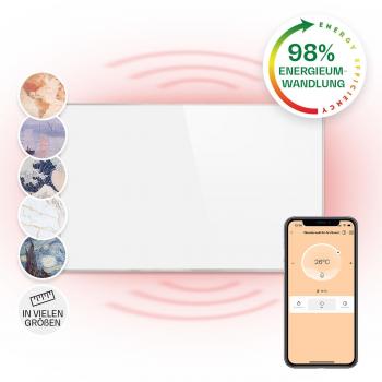 Panel calefactor infrarrojo Klarstein Wonderwall Smart 60x100cm 600W control por App temporizador semanal IP24