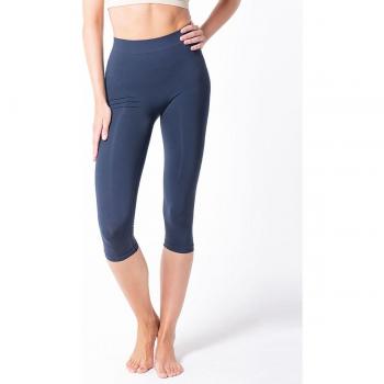 Legging Capri Push Up 160Den Emana Lena - Modelo Marino con Tecnología de Compresión y Control de Abdomen