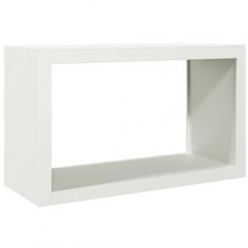 vidaXL Firewood Rack White 100x40x60 cm Steel